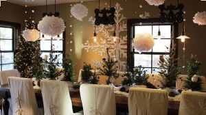 decorations for Winter Wineland
