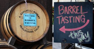 Barrel Tasting 2016 signs