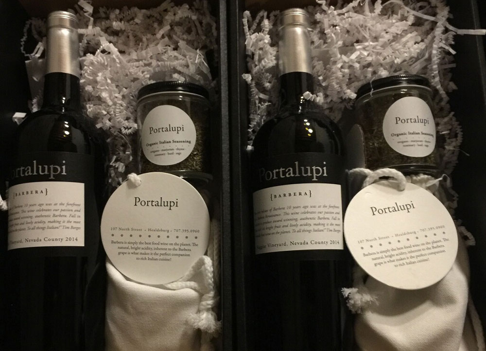 This Portalupi gift pack is great for an instant Valentine's Day dinner.