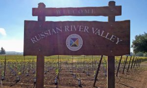 Russian River Valley Welcome sign
