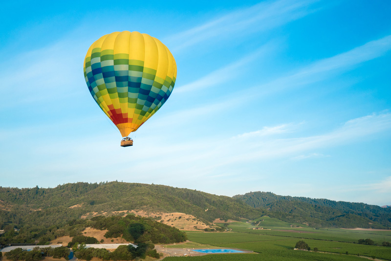 Sonoma County is know for it's hot air balloon rides.