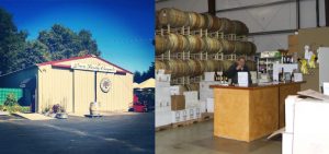 Davis Family Winery and Manzanita Creek are in different segments of Healdsburg, and each offer a different type of warehouse charm.