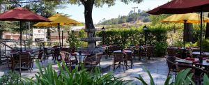 Enjoy breakfast, lunch, dinner or happy hour on the patio at the Geyserville Grille.