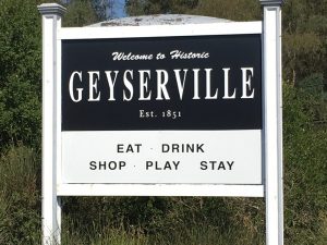 Welcome to Geyserville, California