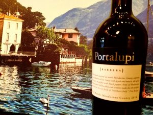 Can't go to Italy, then drink a great Barbera while enjoying the view (even if it is a painting)