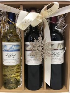 Three Dry Creek Vineyard wines in a gift box