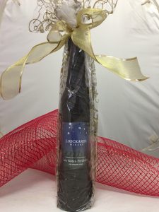 J. Rickards dessert wine in a gift bag