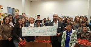 The Wine Road's 2017 donation to the Redwood Empire Food Bank.