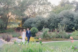 The Madrona Manor grounds and gardens provide a beautiful backdrop for an elopement ceremony.