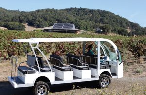 Ridge Vineyards tour vehicle.