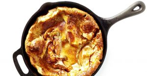 Dutch Baby with Apples & Honey