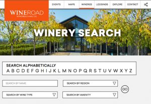The winery search page is a great online tool to look by name, varietal, region or amenities.