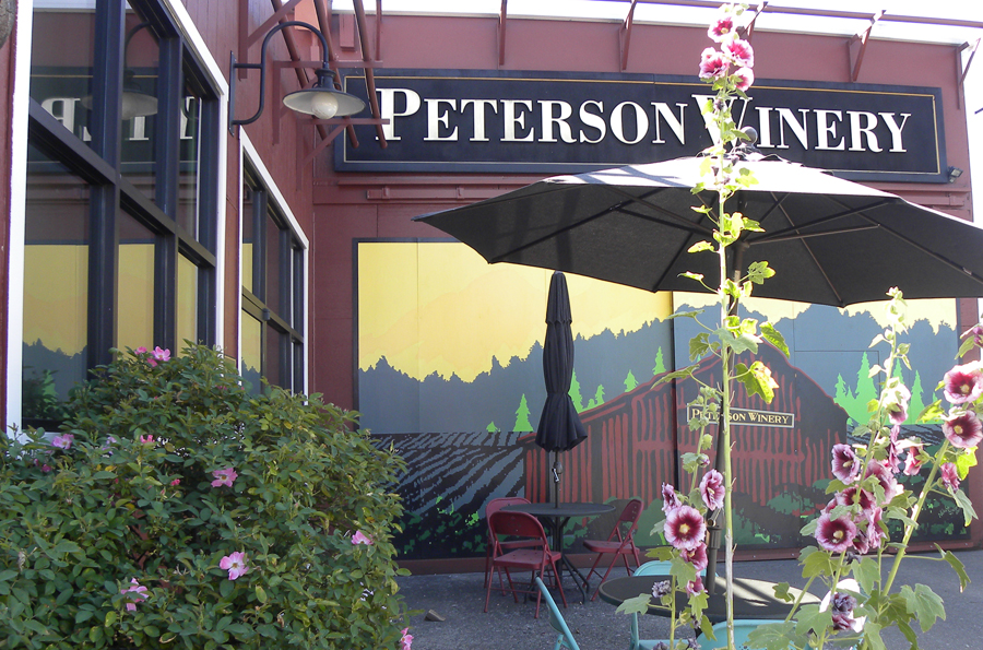 Peterson Winery tasting room and winery